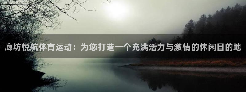 球速体育：廊坊悦航体育运动：为您打造一个充满活力与激情的休闲目的地
