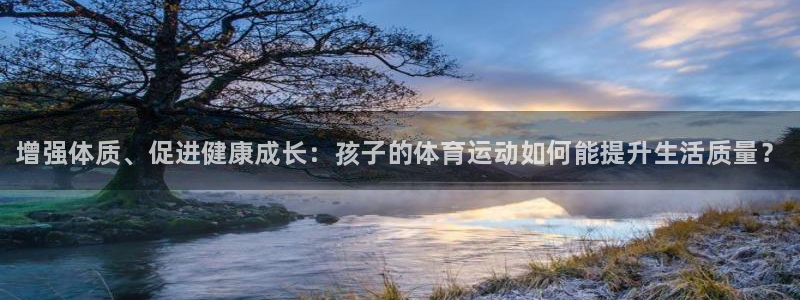 球速体育：增强体质、促进健康成长：孩子的体育运动如何能提升生活质量？