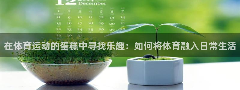 球速体育：在体育运动的蛋糕中寻找乐趣：如何将体育融入日常生活