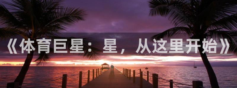 球速体育：《体育巨星：星，从这里开始》